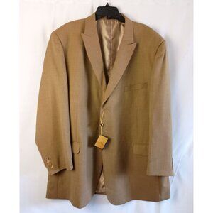 Stacy Adams Gold Label 3-Button Suit Jacket 52L Big & Tall Classic Fit